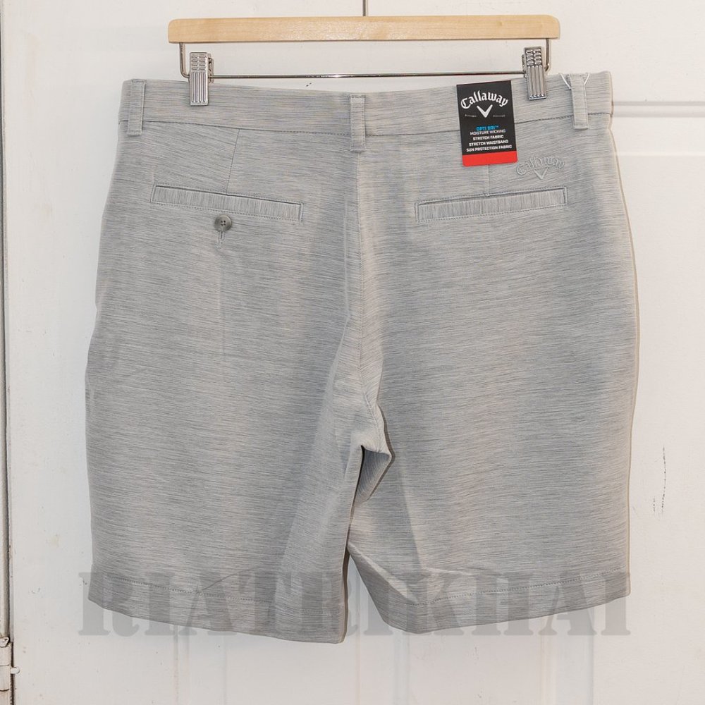Gray Nwt Callaway Men’s Golf Short - Picture 4 of 6